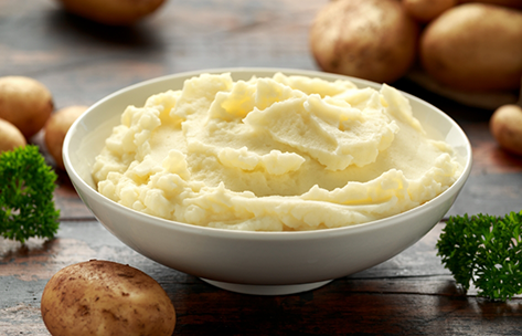 Bowl of mashed potatoes