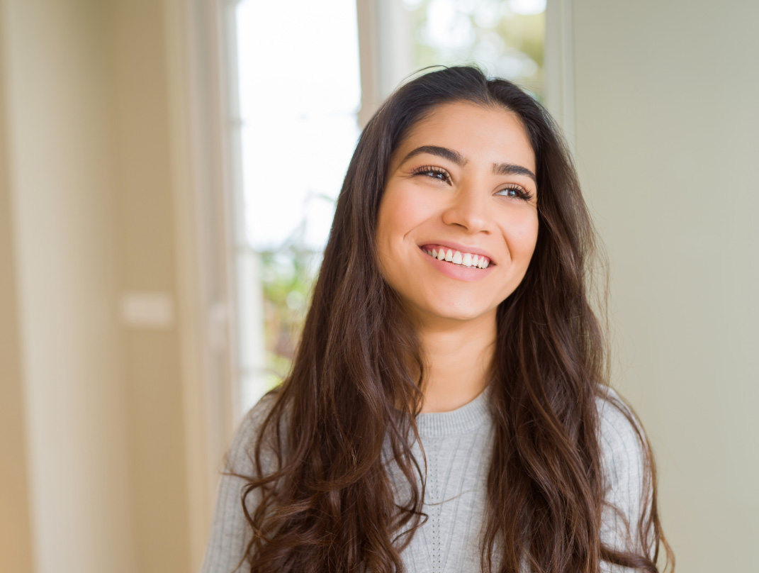 Patient smiling